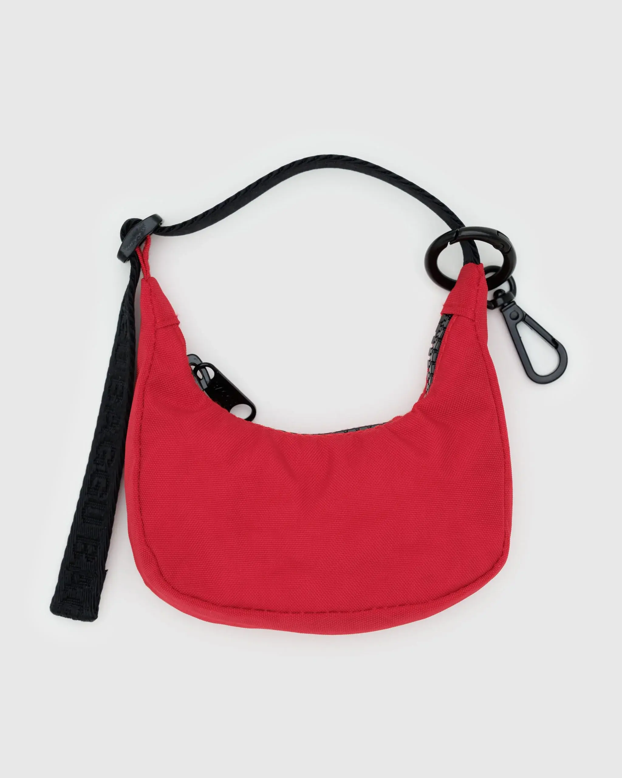 Crescent Bag Charm Candy Apple