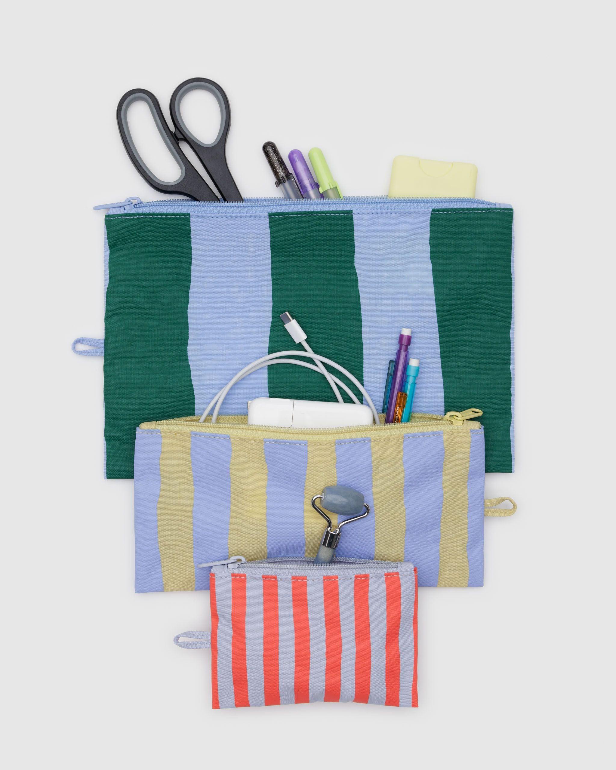 Flat Pouch Set Painted Stripe - Image 2