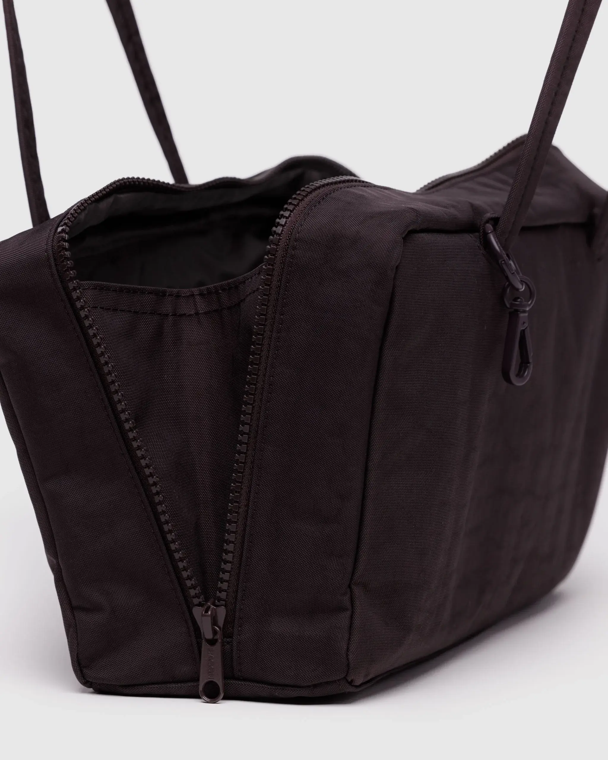 Nylon Bowler Bag Chocolate Plum - Image 4