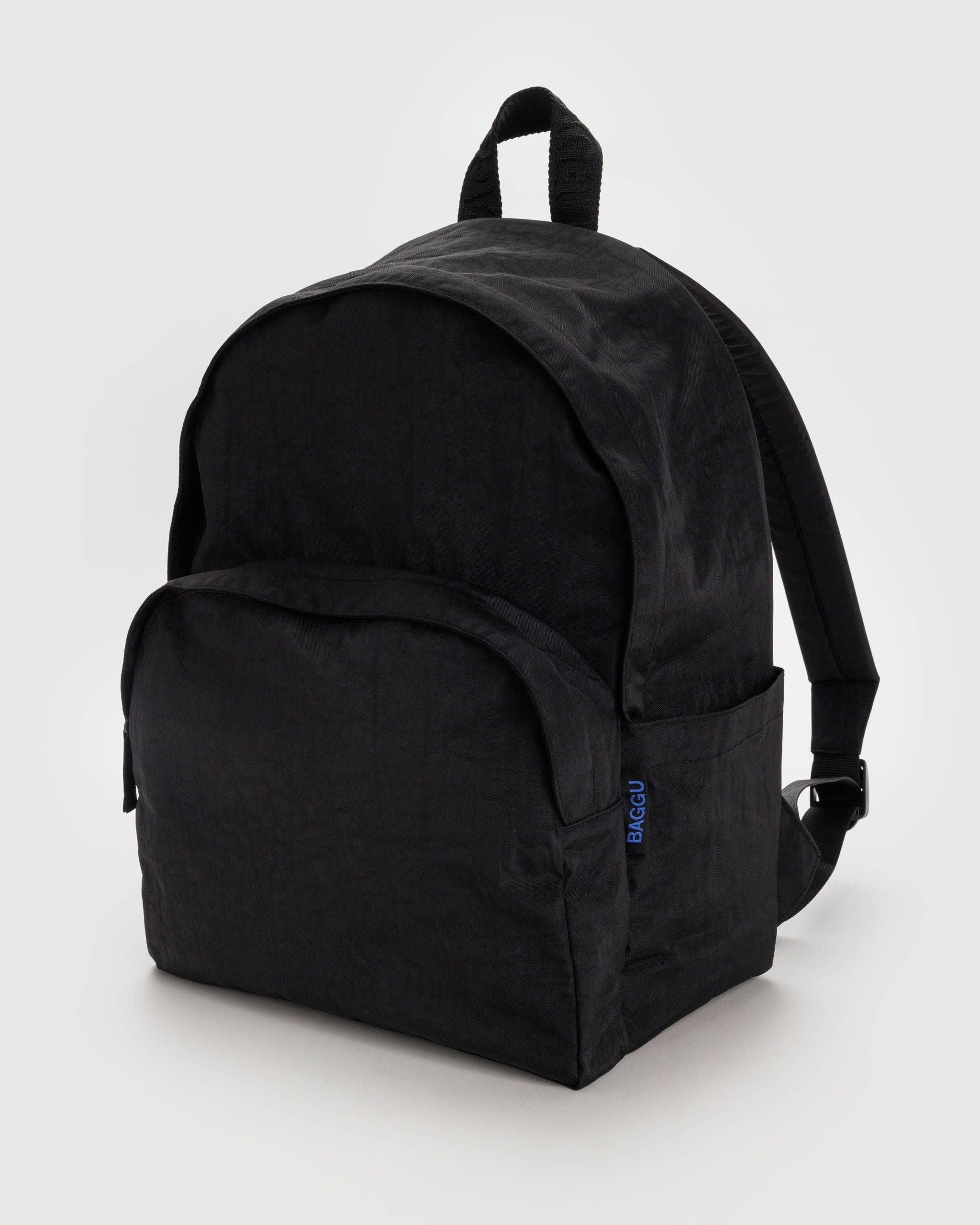 Large Nylon Backpack Black