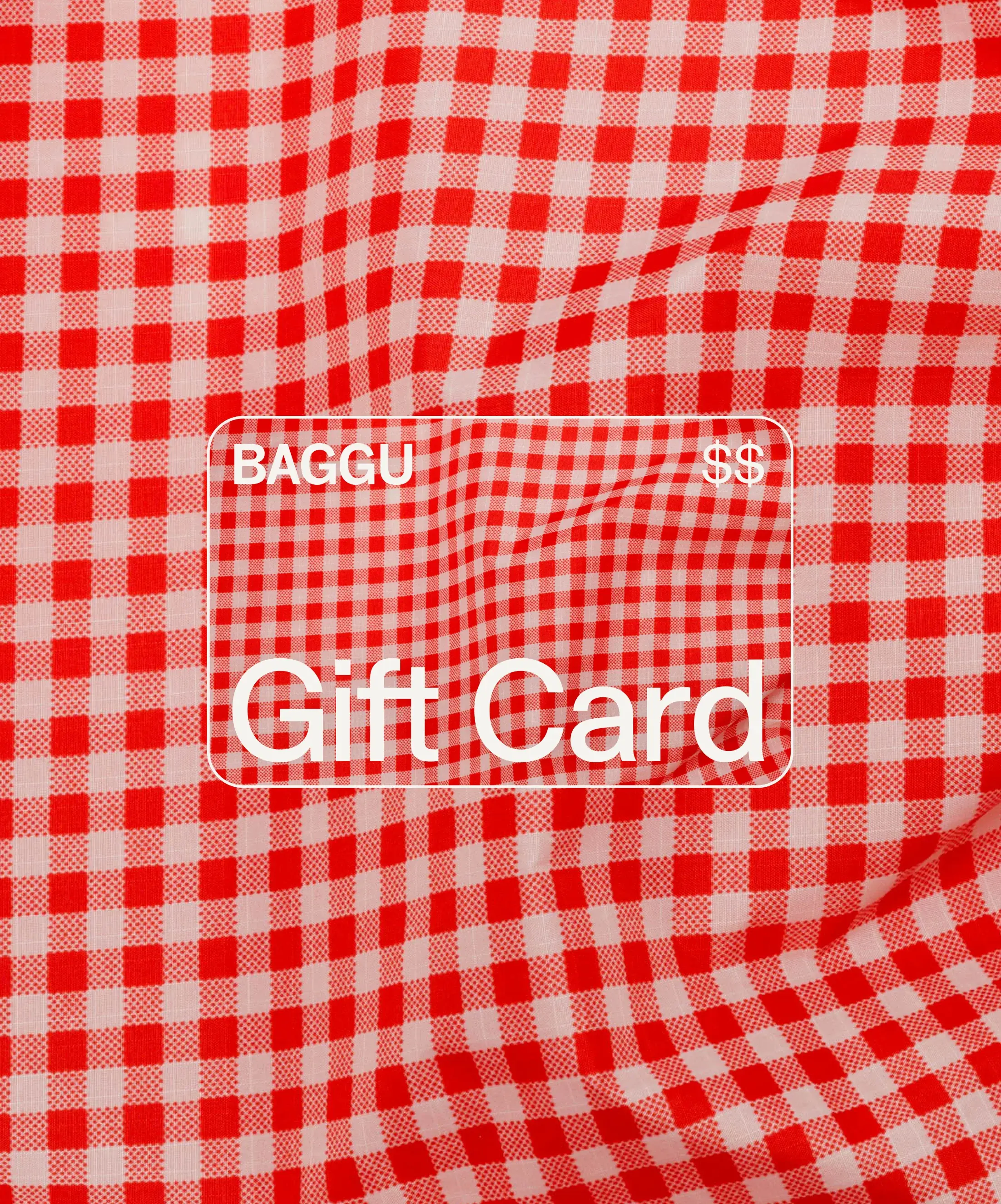 Digital Gift Card Red Gingham