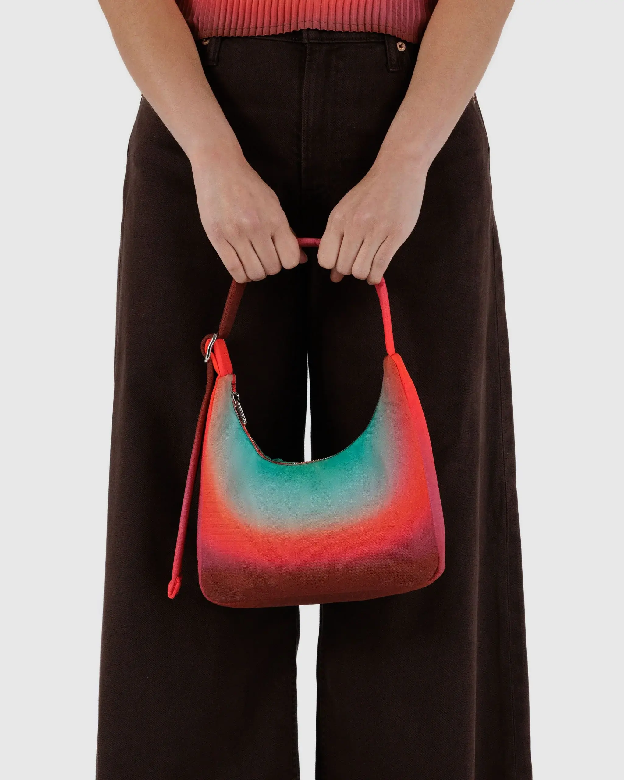 Mini Nylon Shoulder Bag Rain - Image 3