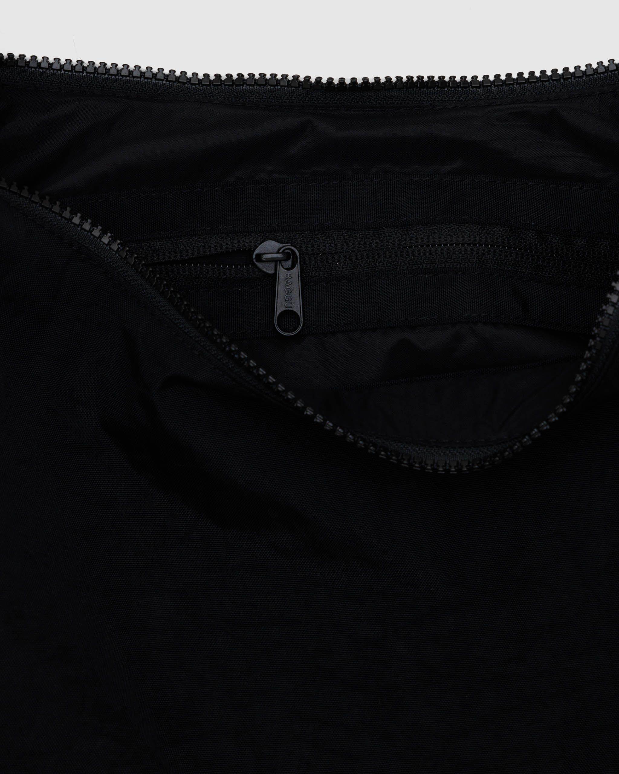 Medium Nylon Crescent Bag Black - Image 4