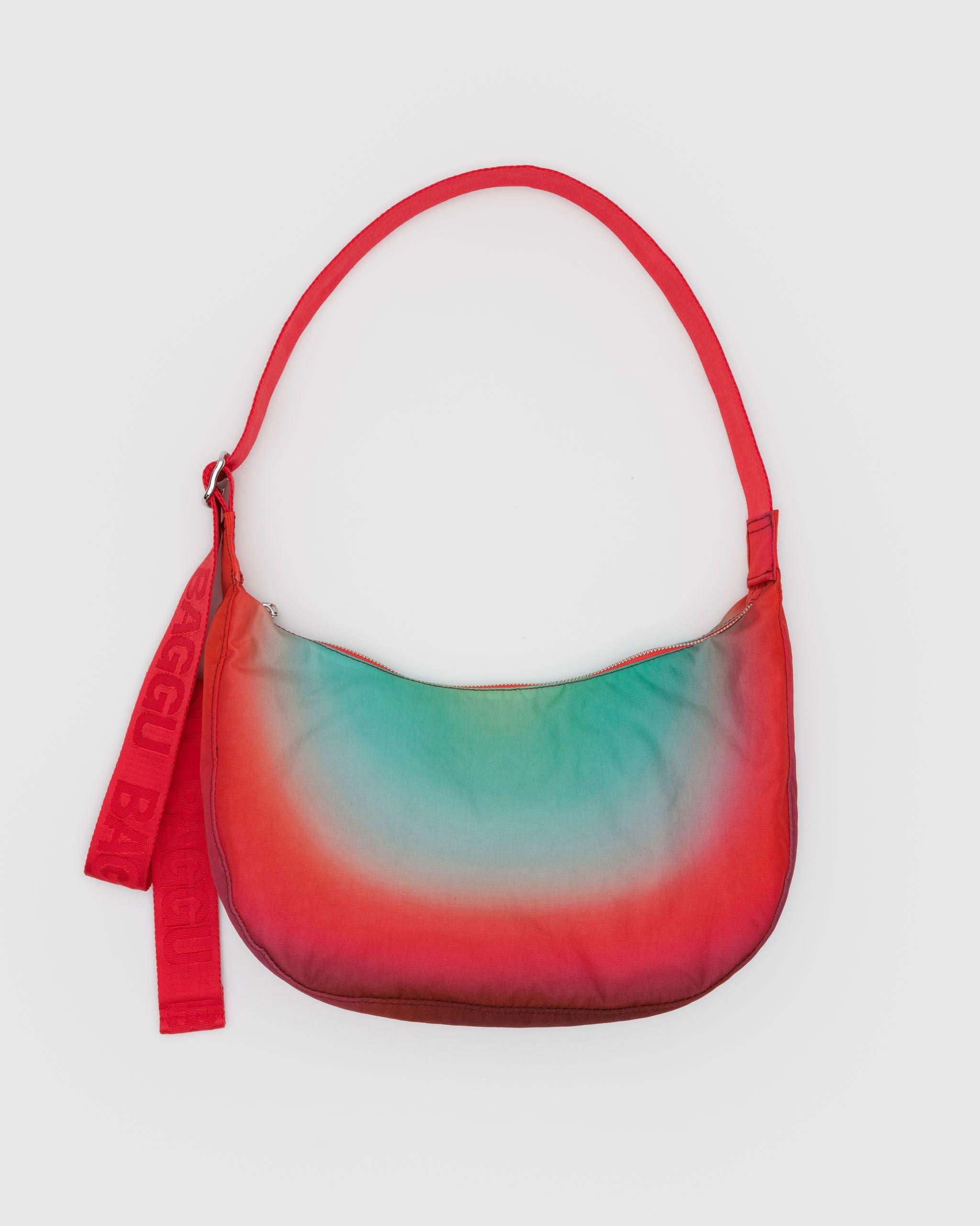 Medium Nylon Crescent Bag Rain