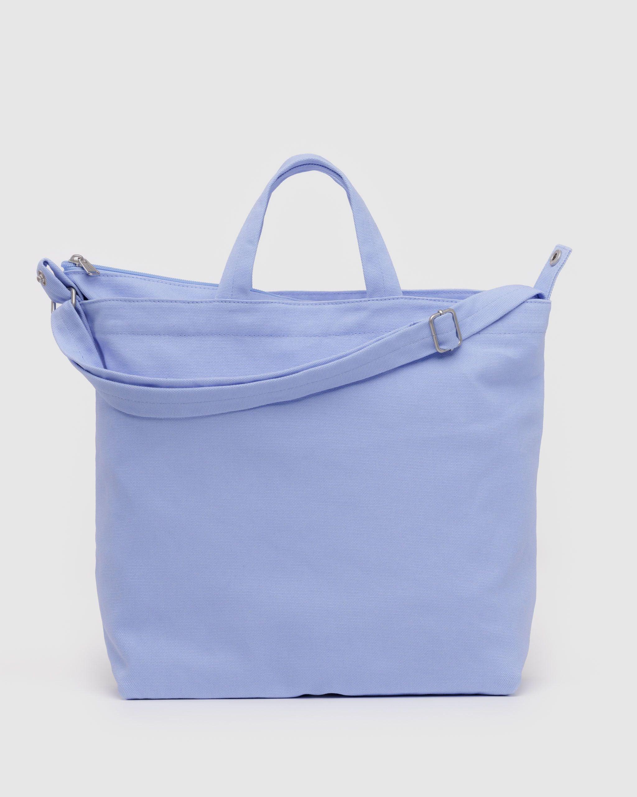 Horizontal Zip Duck Bag French Blue