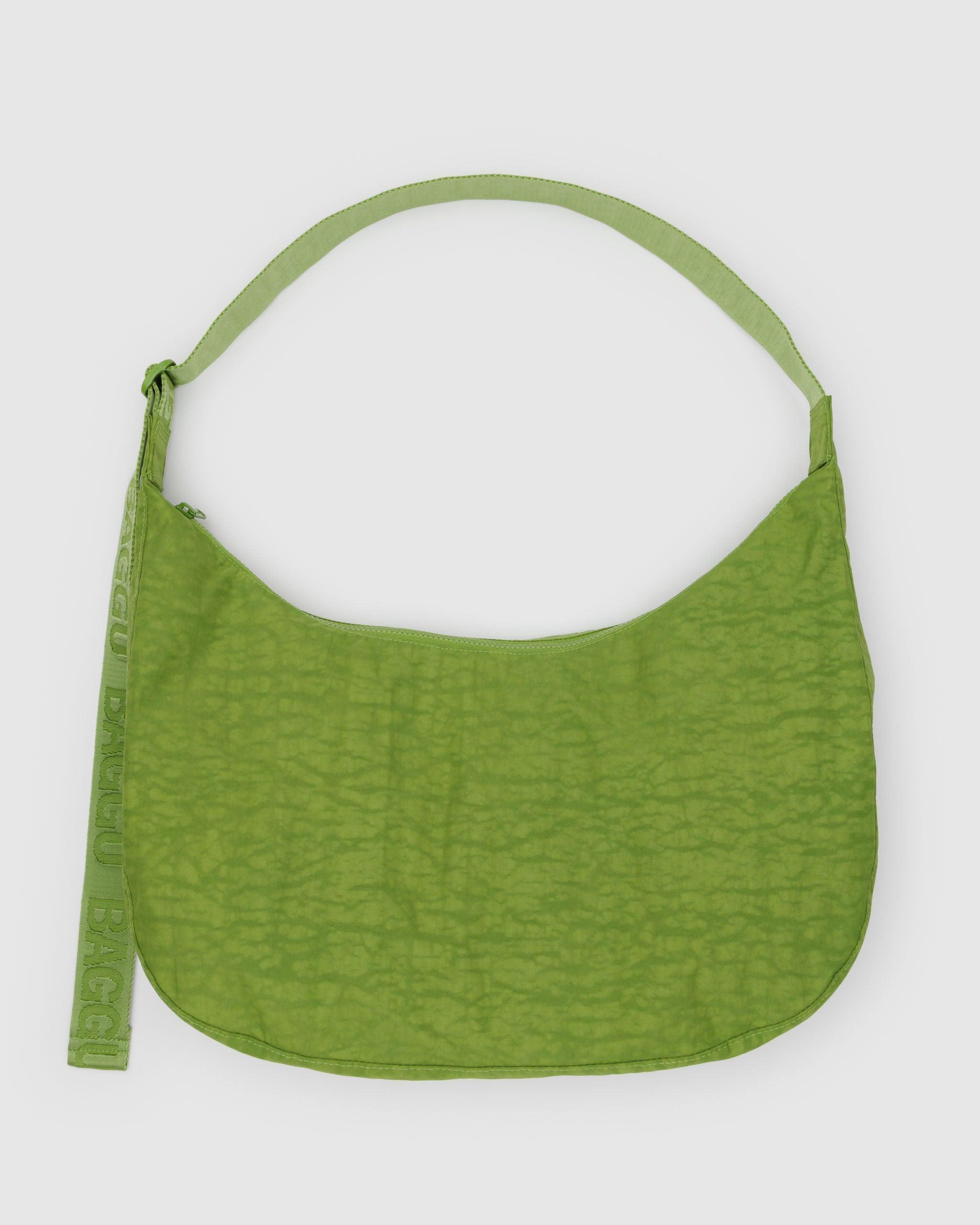 Large Nylon Crescent Bag Green Juice
