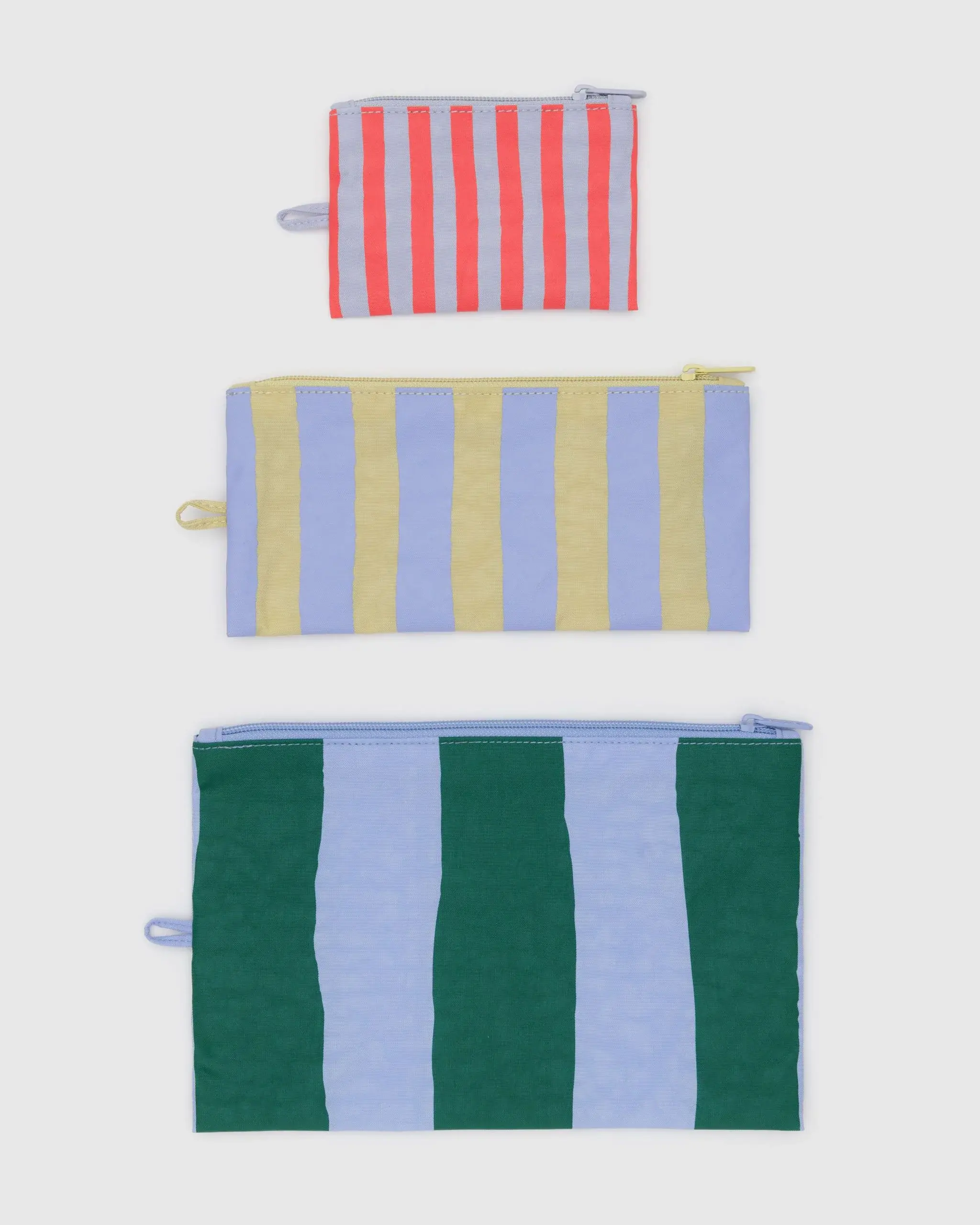 Flat Pouch Set Painted Stripe