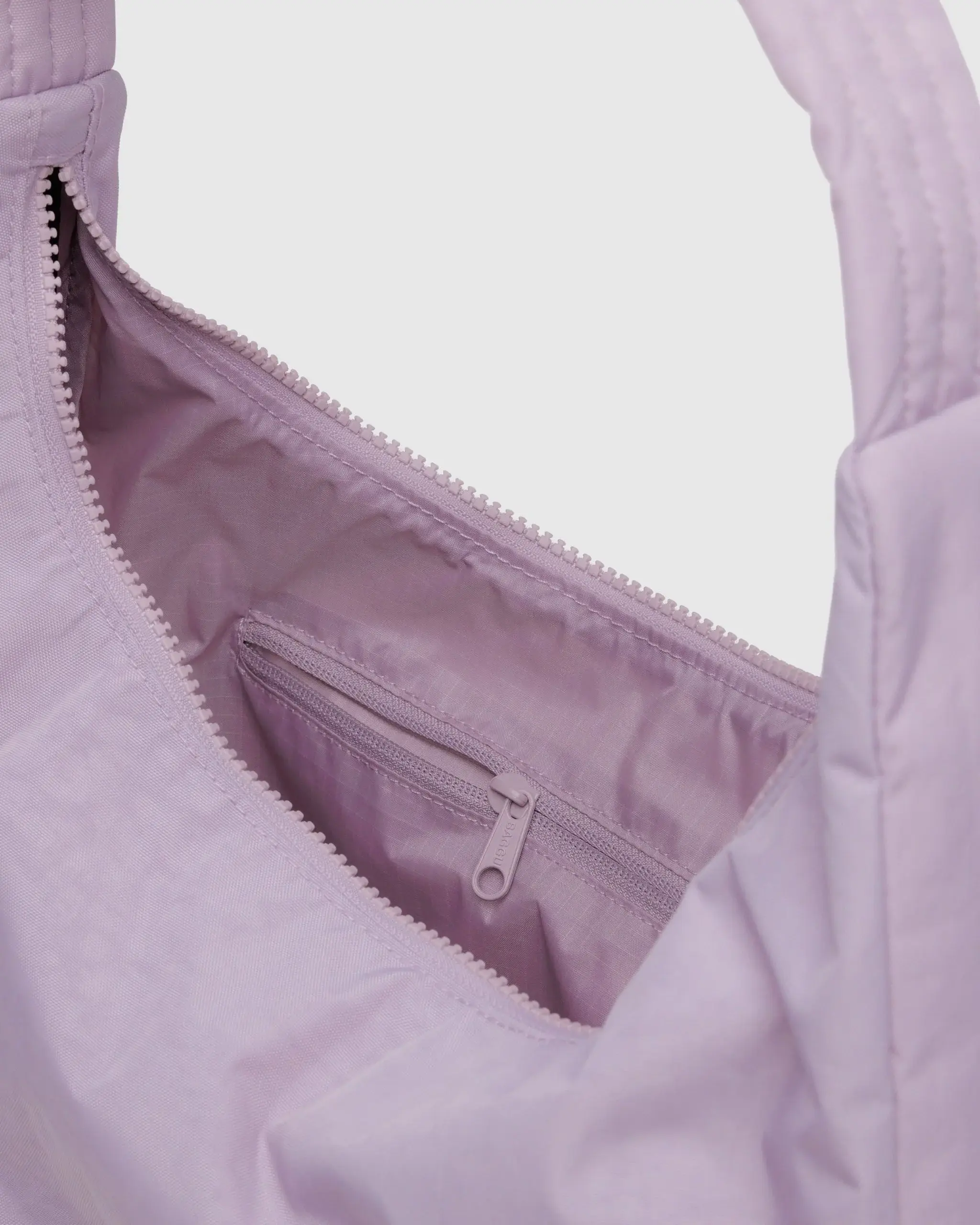 Nylon Shoulder Bag Dusty Pink - Image 4