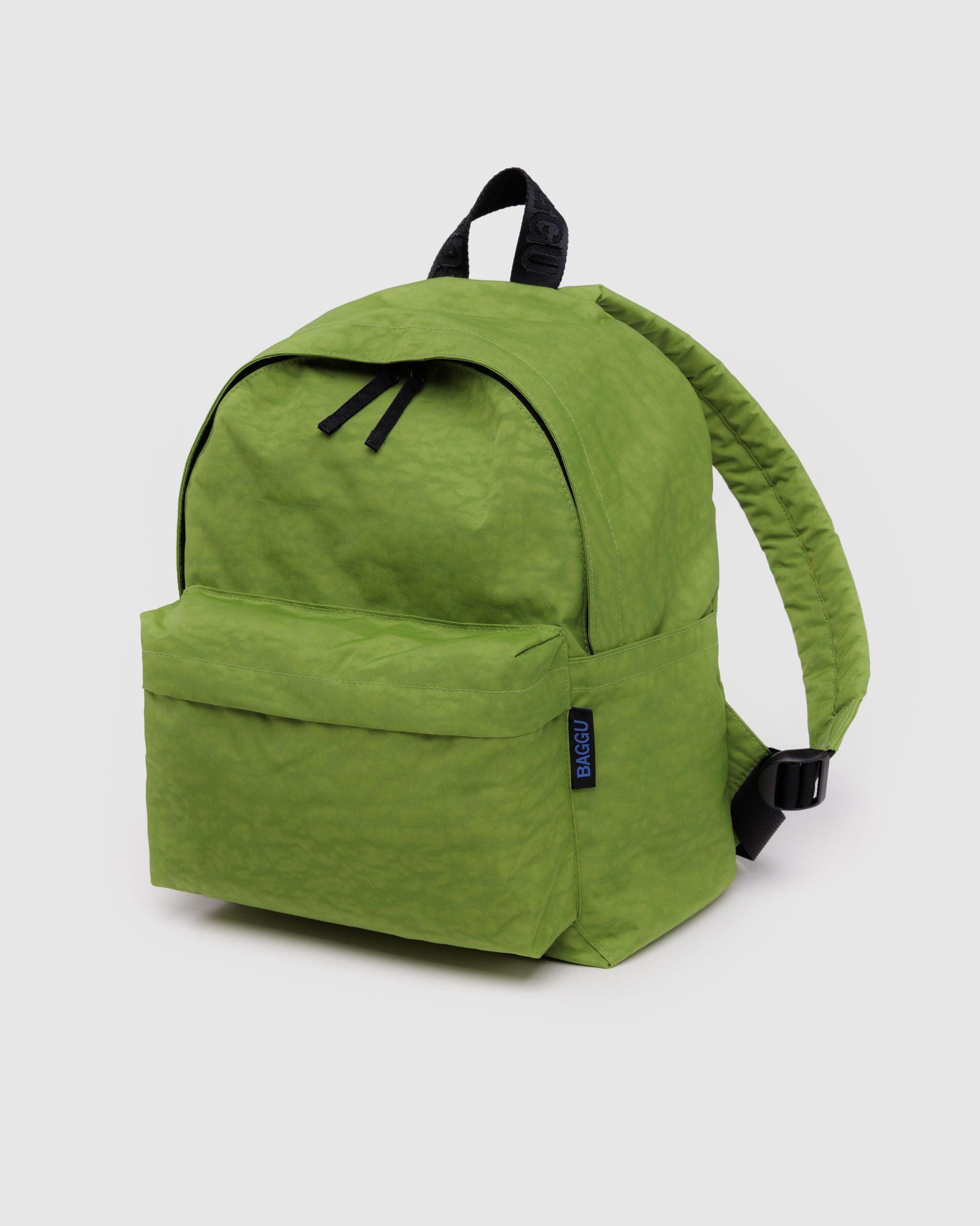 Medium Nylon Backpack Green Juice