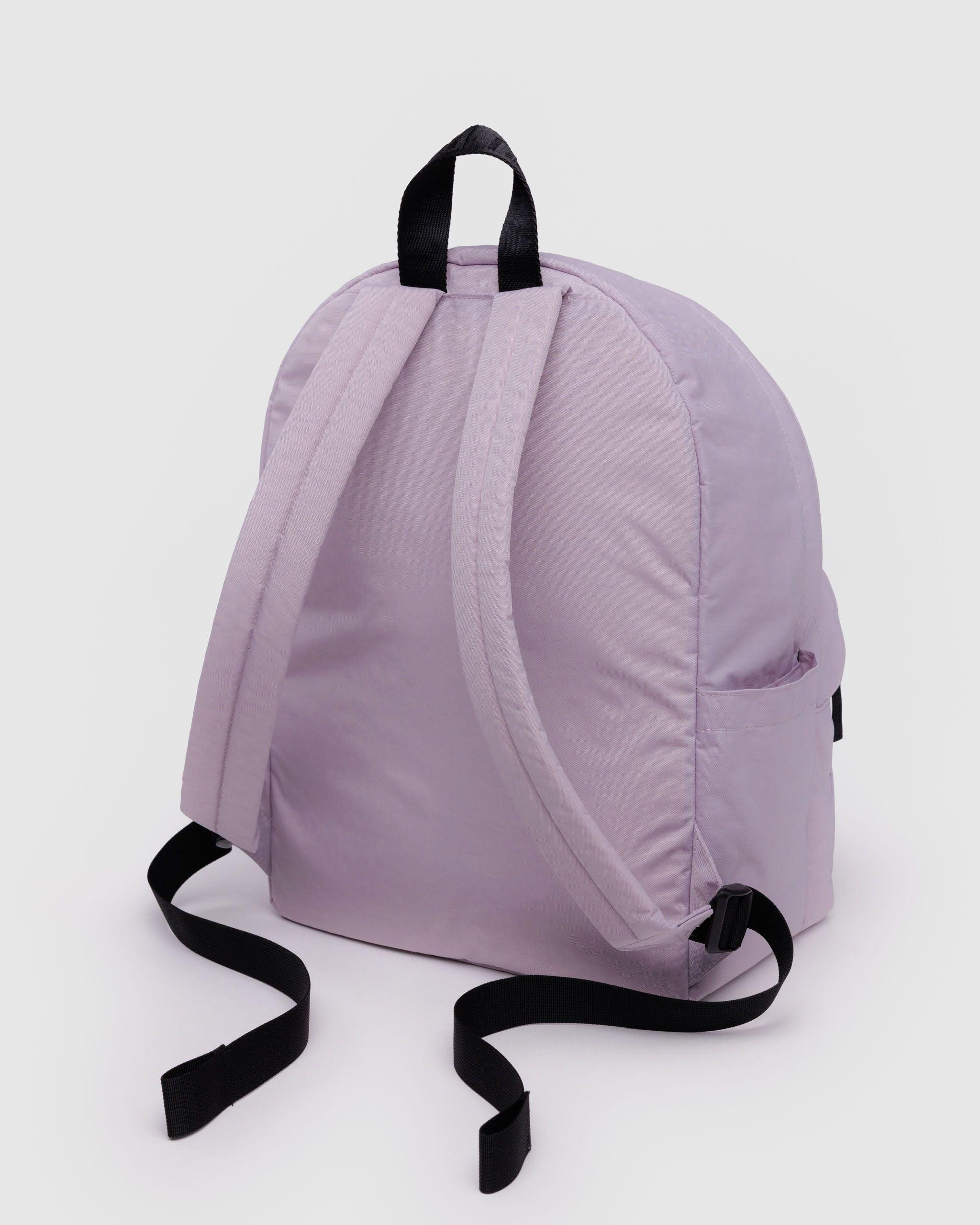 Large Nylon Backpack Dusty Pink - Image 5