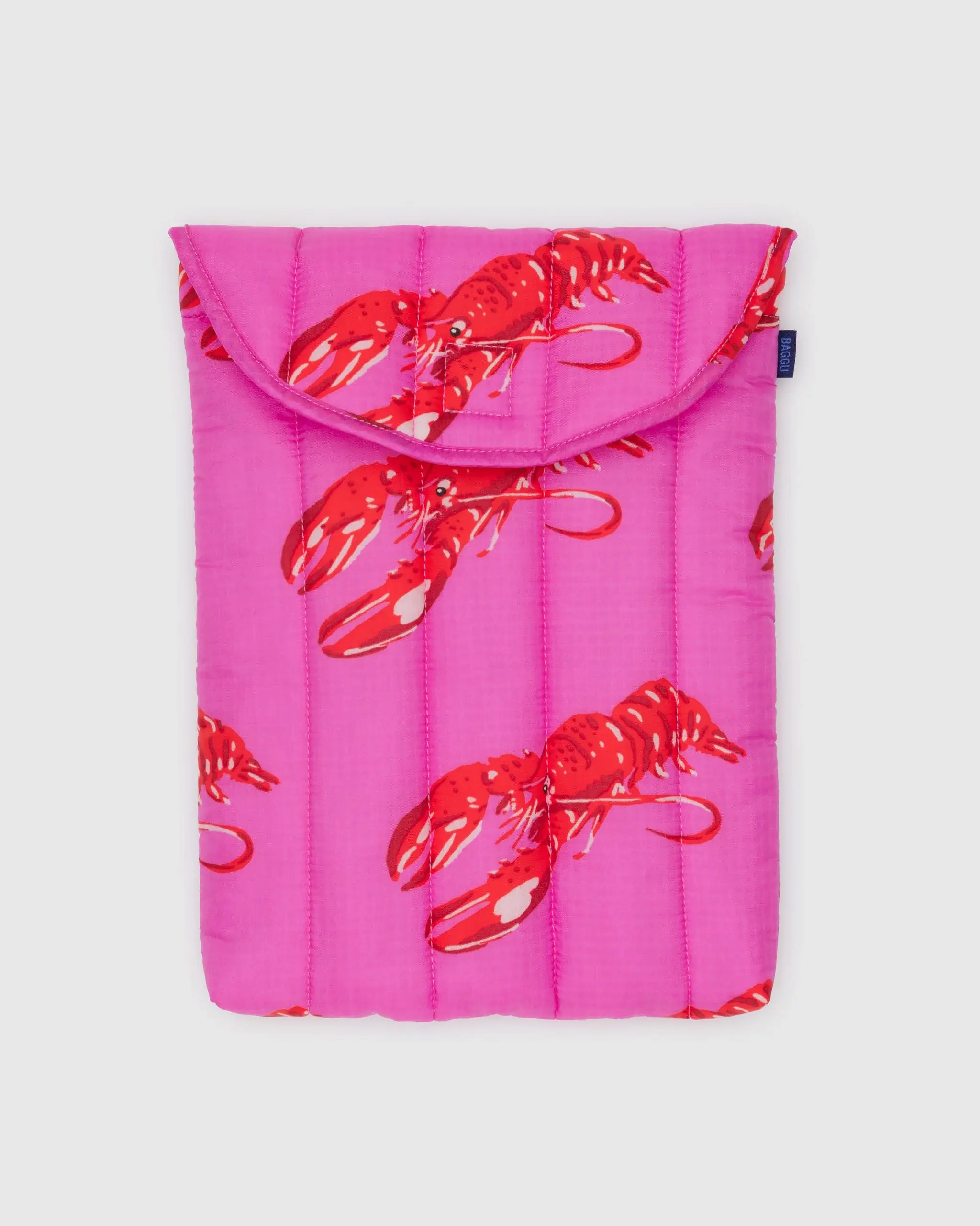 Puffy Laptop Sleeve 13"/14" Pink Lobster