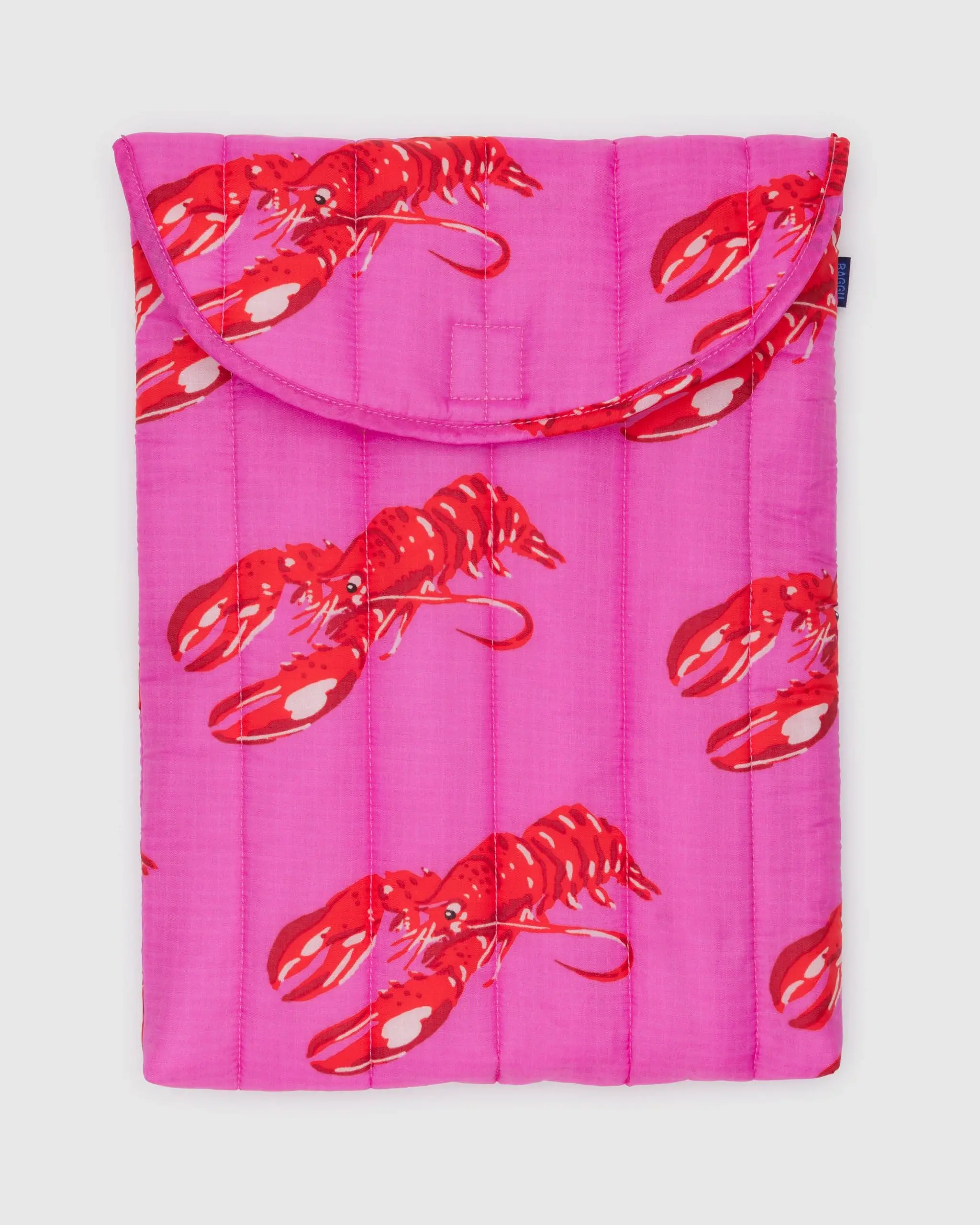 Puffy Laptop Sleeve 16" Pink Lobster